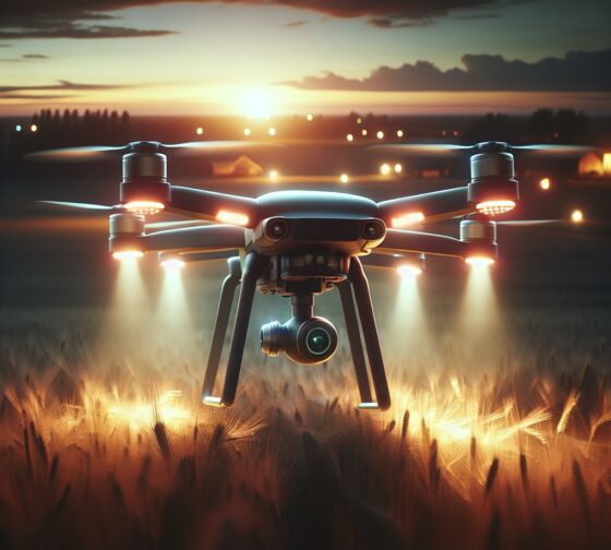 Drone Night Lights Illuminating the Skies After Sundown Drone Tech Guide