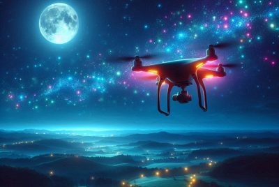 Drone Lights at Night: Illuminate the Sky